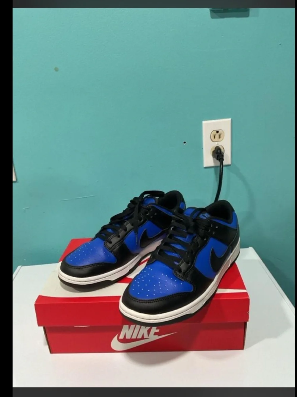 Nike Red and White Shoe Box